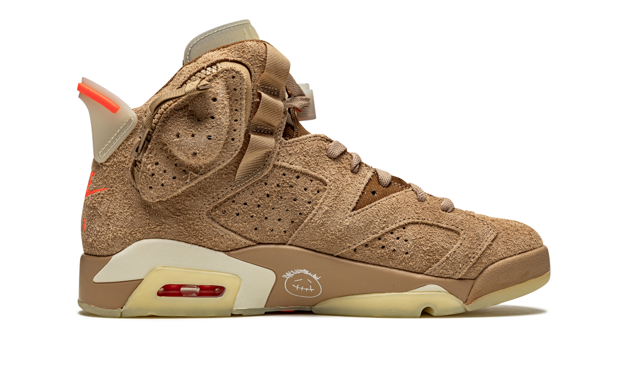 Air Jordan 6 RETRO "Travis scott - british khaki" DH0690 200