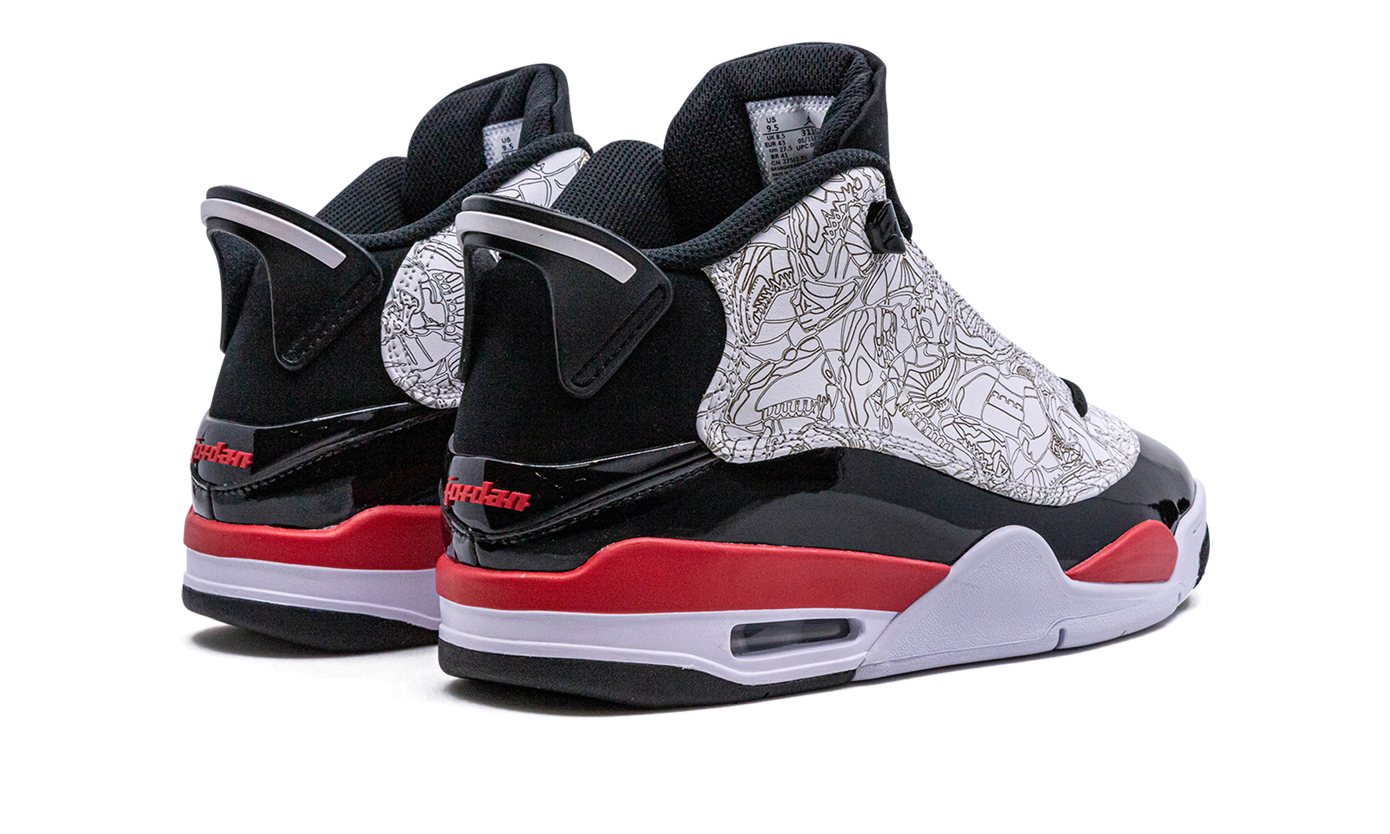 Air Jordan Dub Zero "Fire Red"