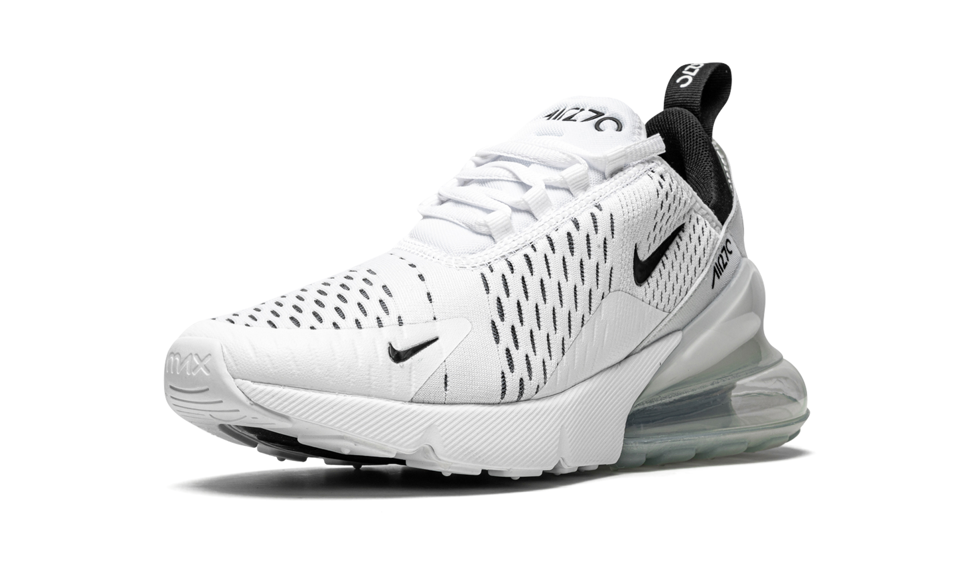 Air Max 270 Mns Women "White / black" AH6789 100