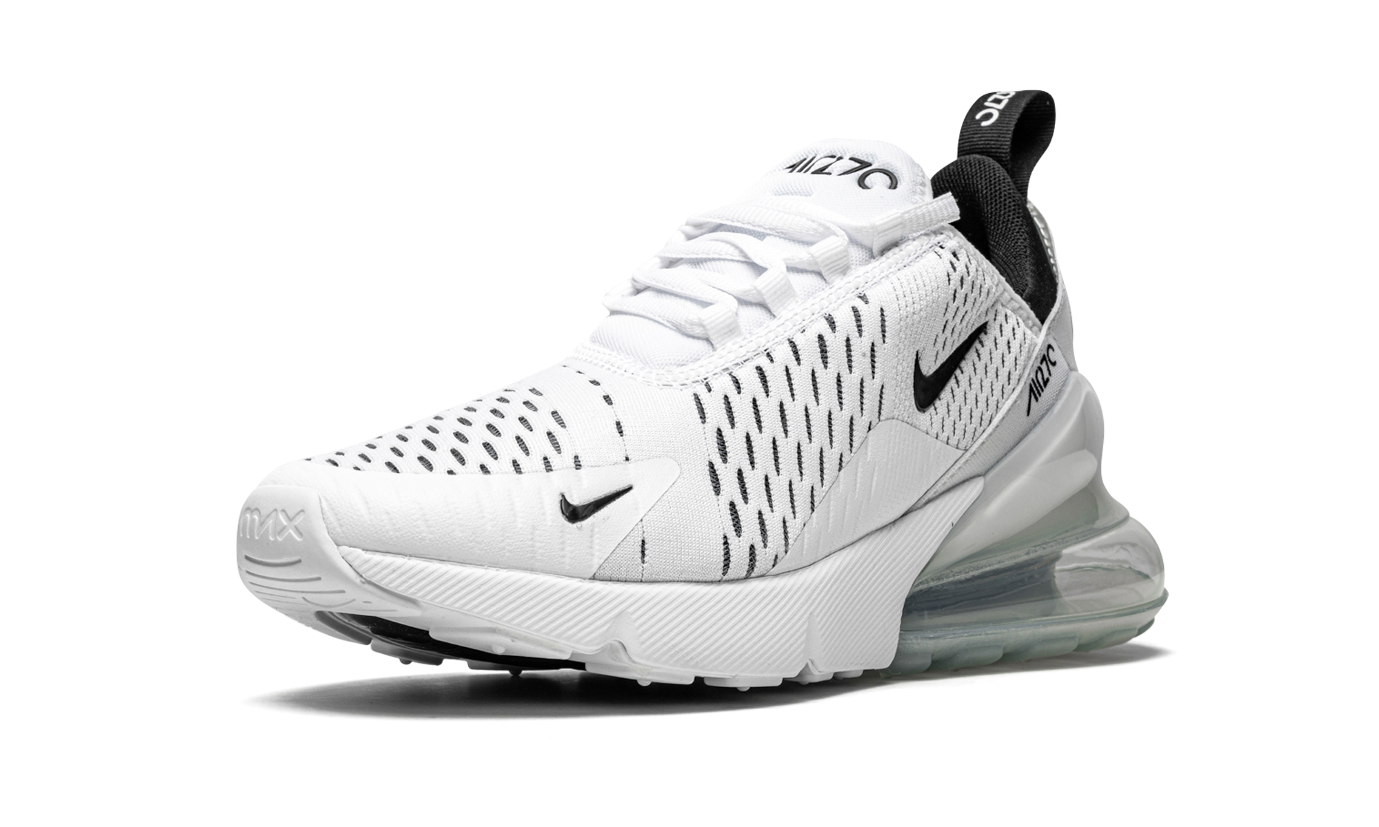 Air Max 270 Mns Women "White / black" AH6789 100