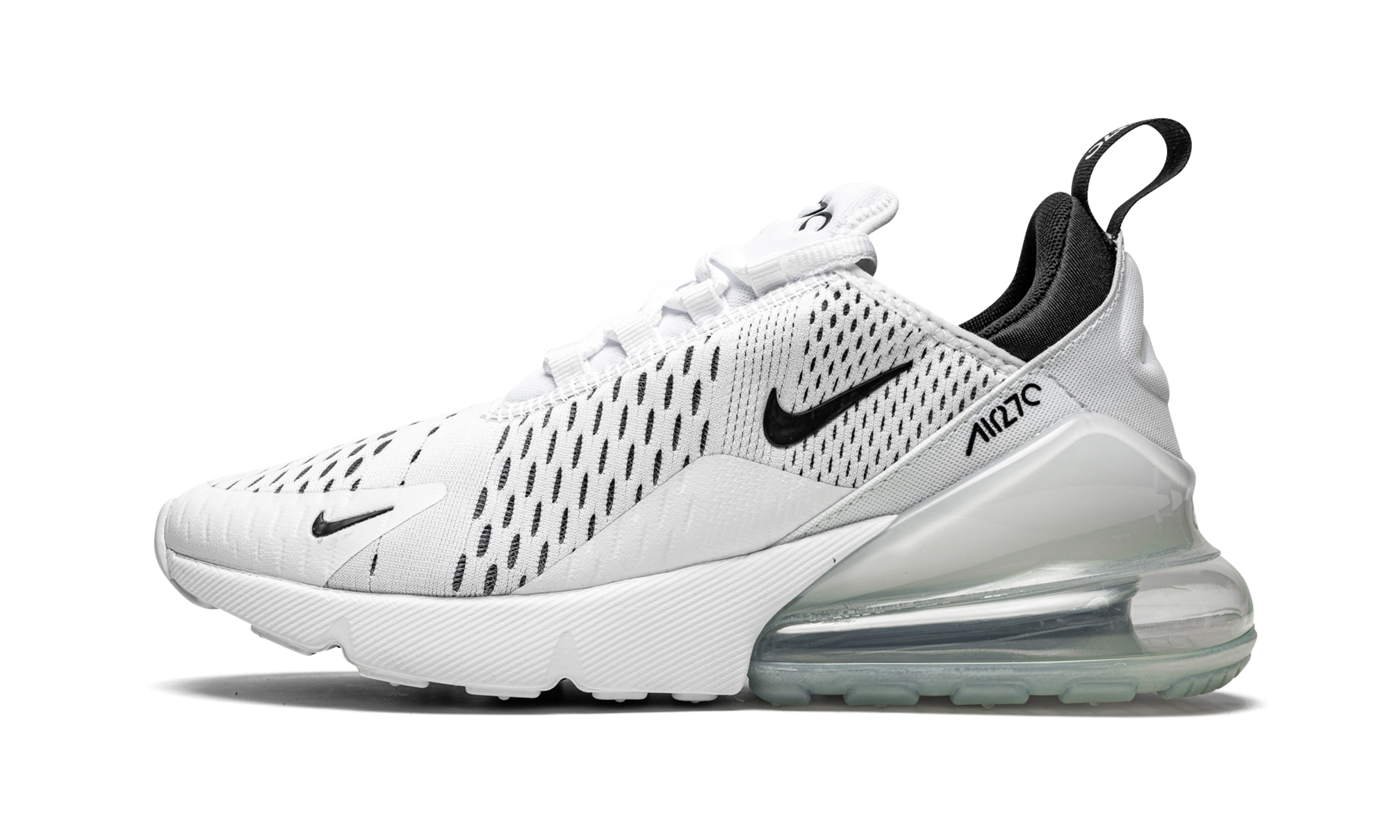 Air Max 270 Mns Women "White / black" AH6789 100