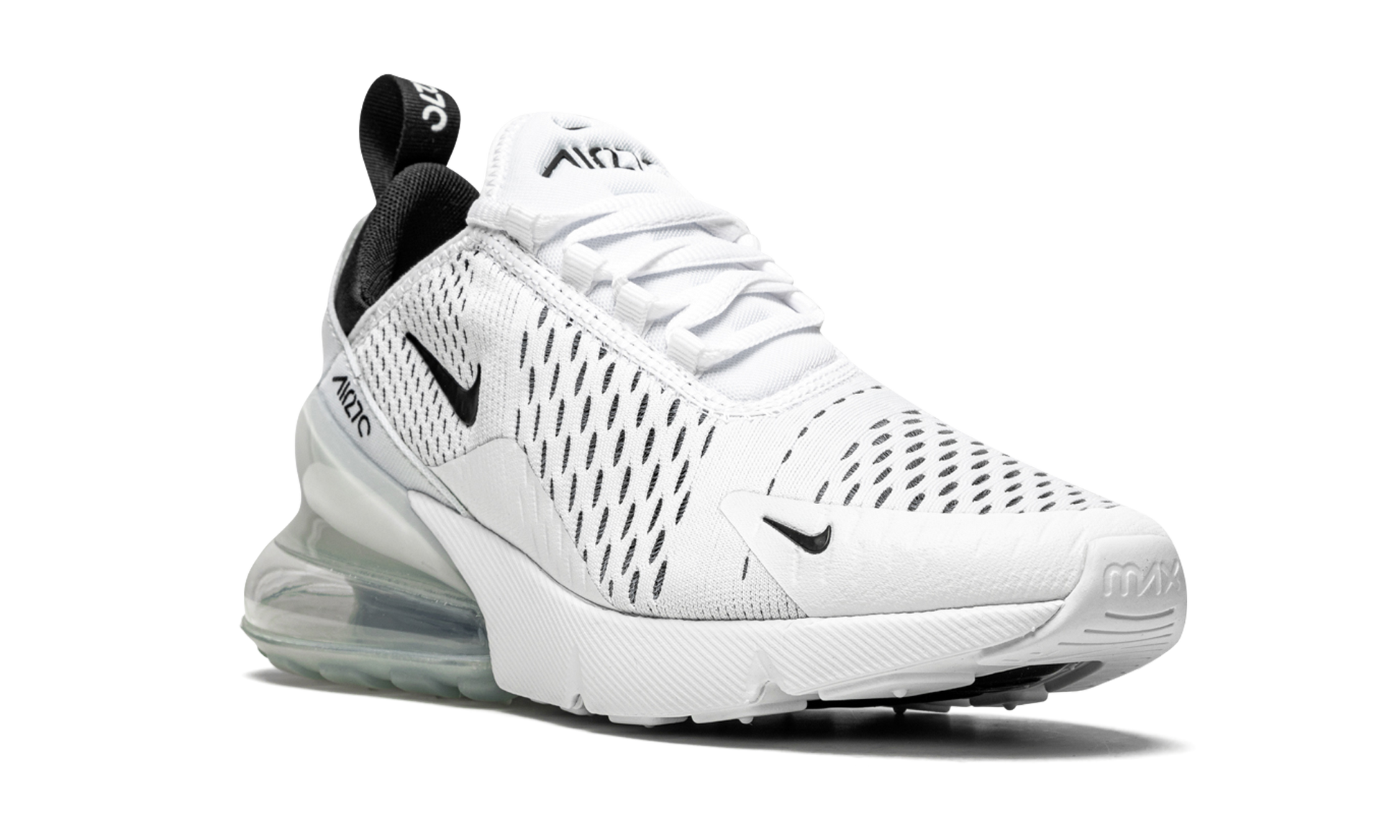 Air Max 270 Mns Women "White / black" AH6789 100