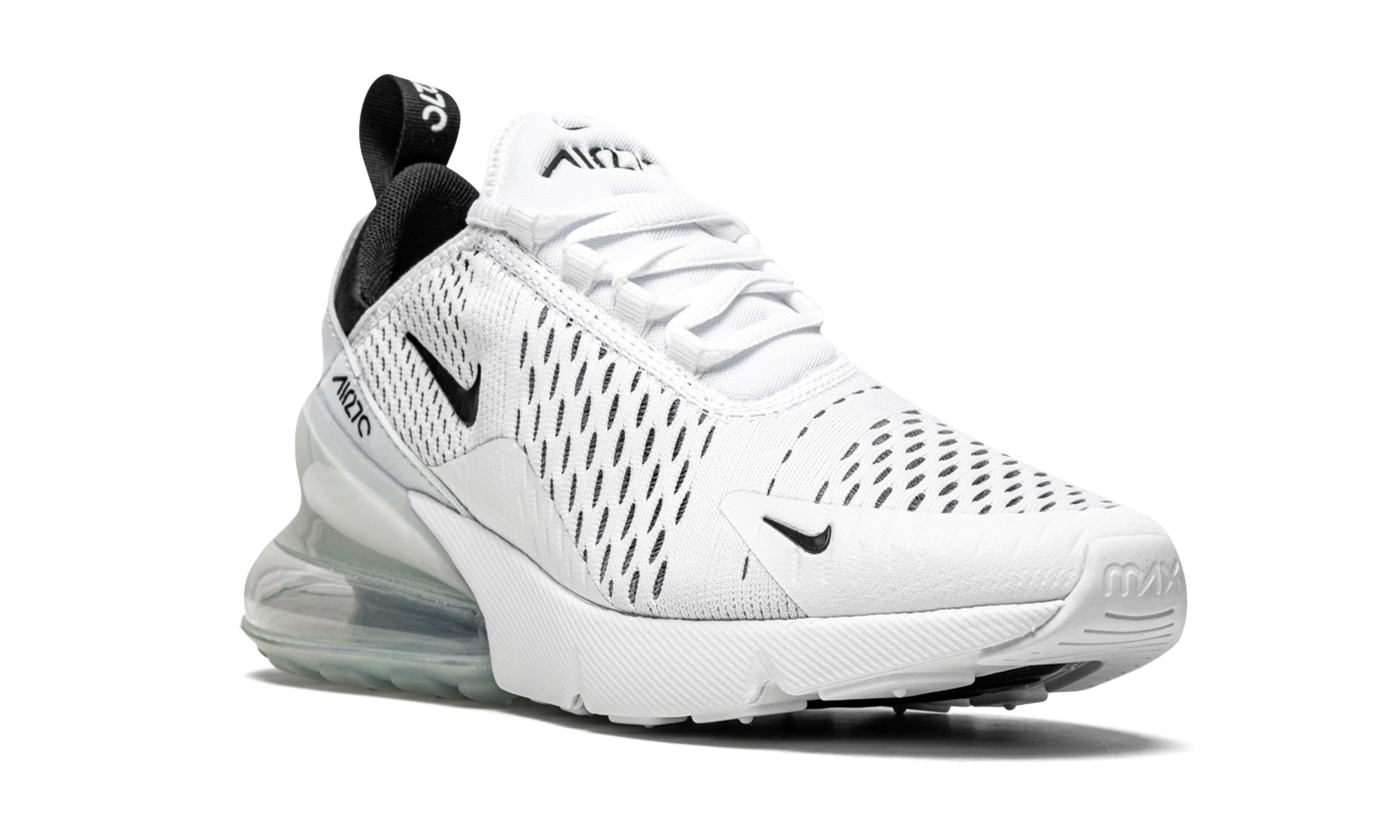 Air Max 270 Mns Women "White / black" AH6789 100