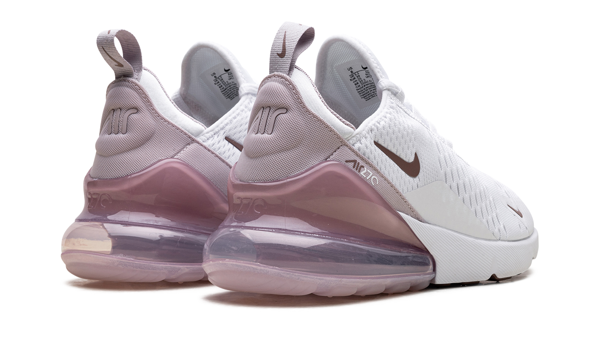 Air Max 270 Women "White smokey mauve black platinum violet" AH6789 120
