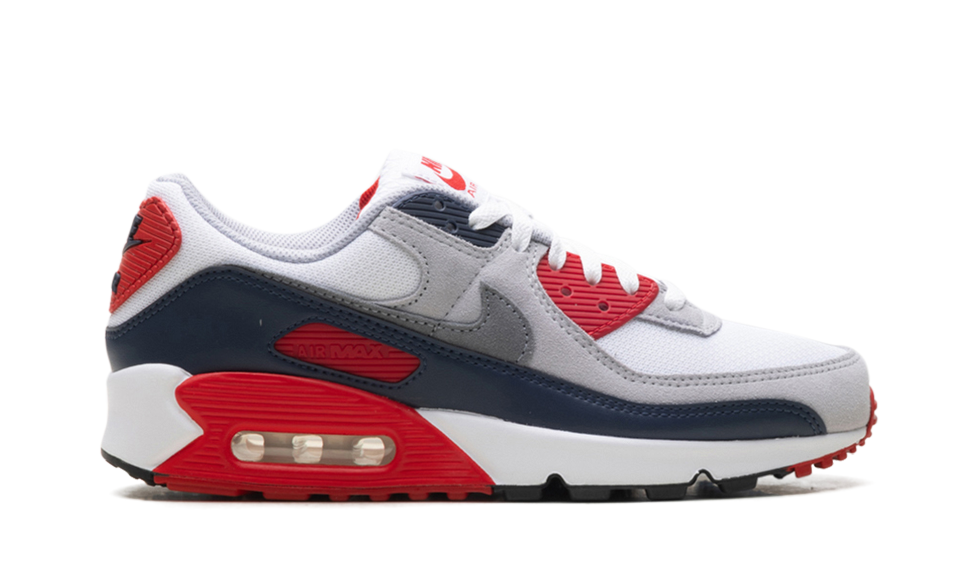 Air Max 90 "White/cool grey-university red" DM0029 117