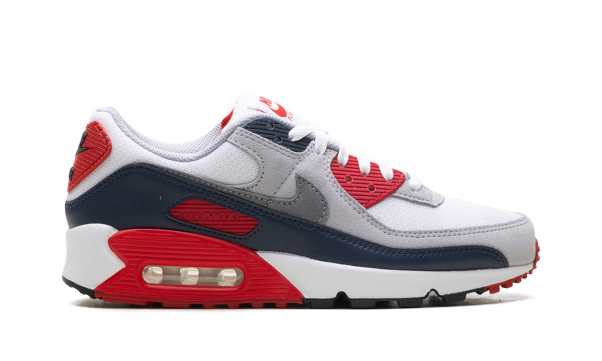 Air Max 90 "White/cool grey-university red" DM0029 117