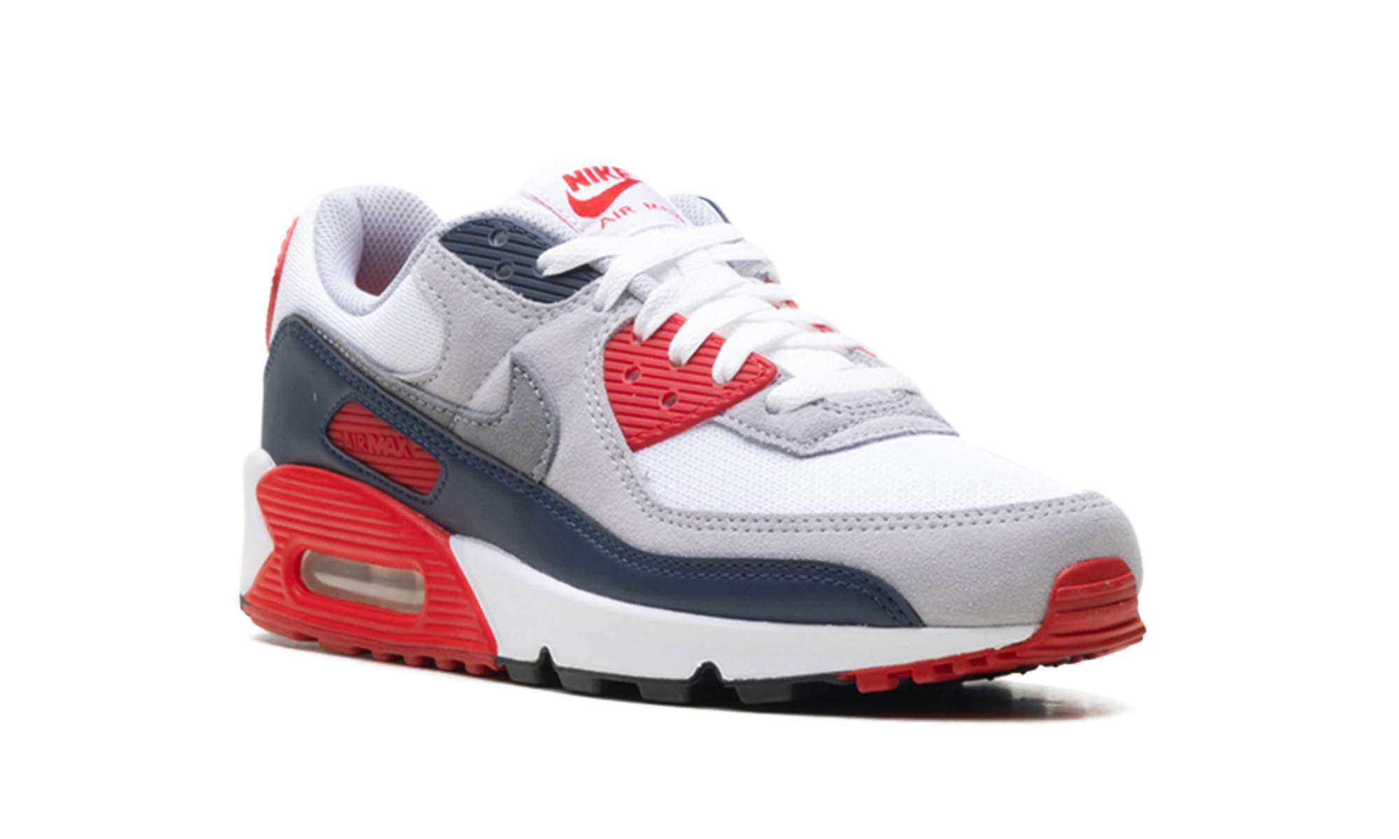 Air Max 90 "White/cool grey-university red" DM0029 117