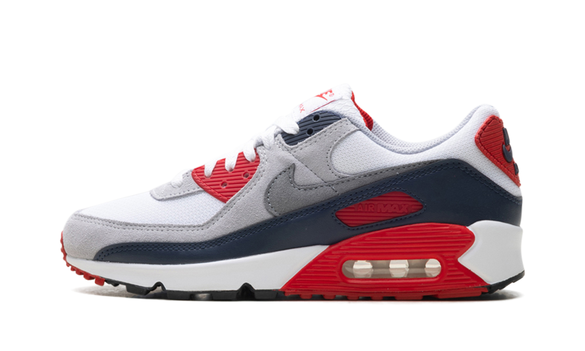 Air Max 90 "White/cool grey-university red" DM0029 117