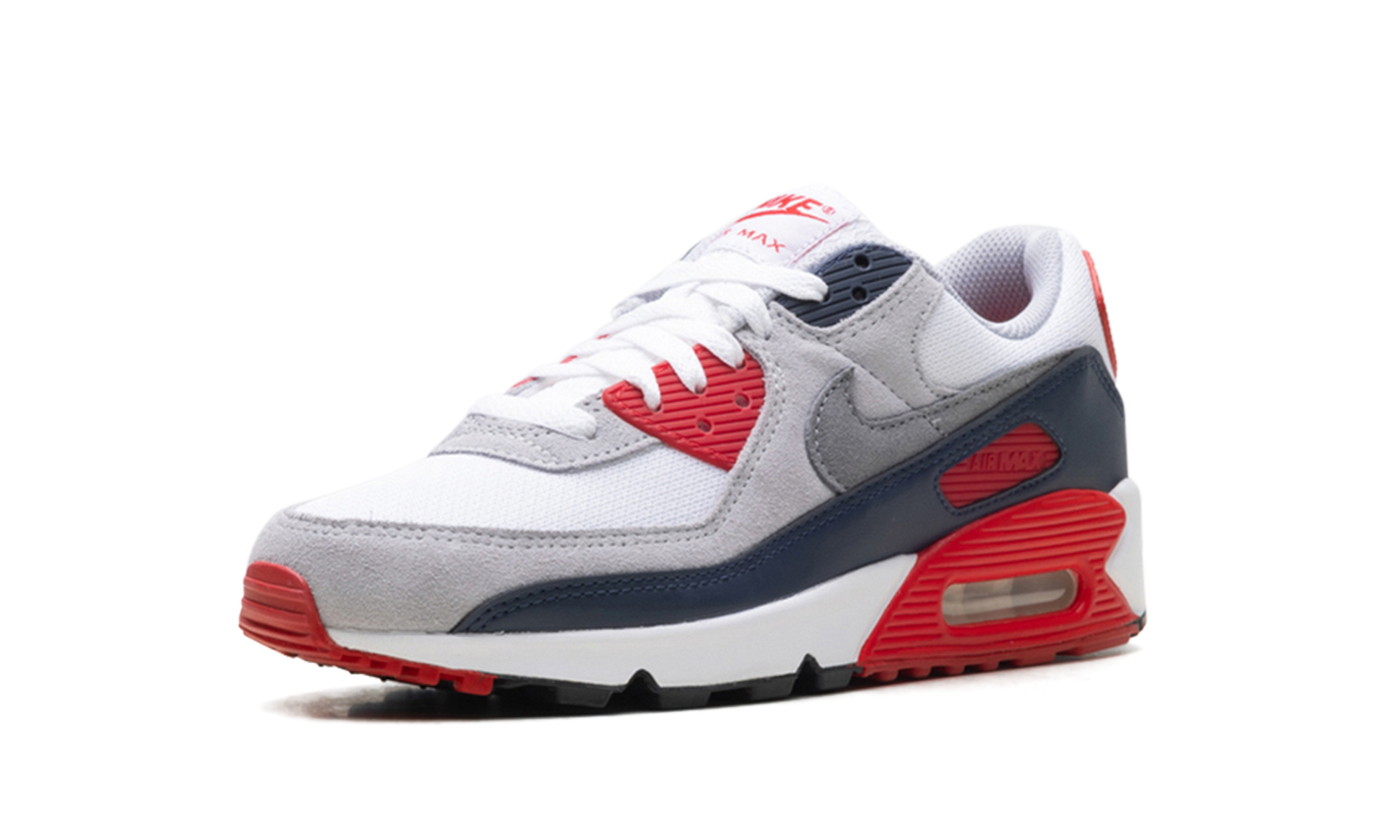 Air Max 90 "White/cool grey-university red" DM0029 117