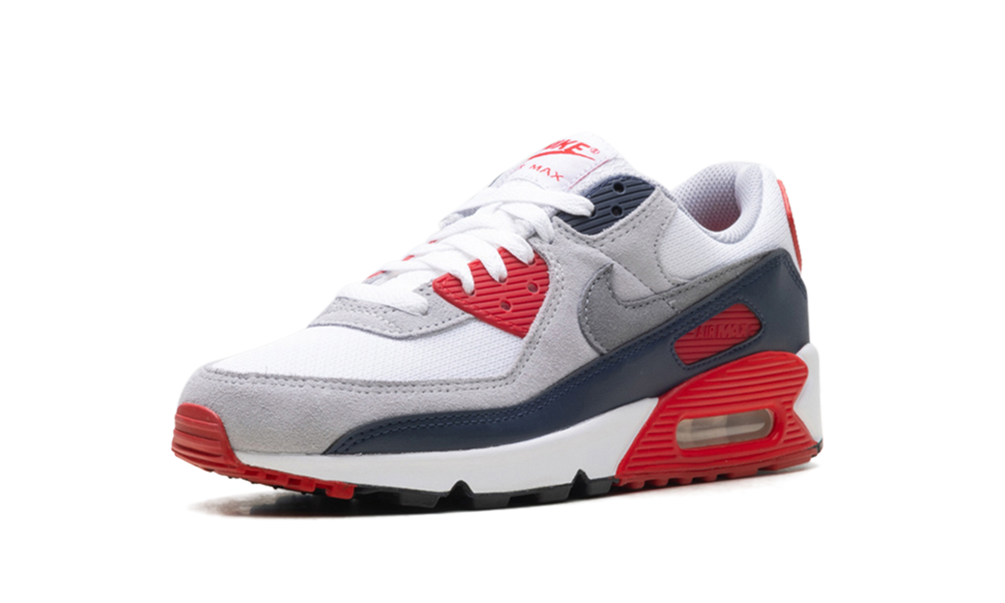 Air Max 90 "White/cool grey-university red" DM0029 117