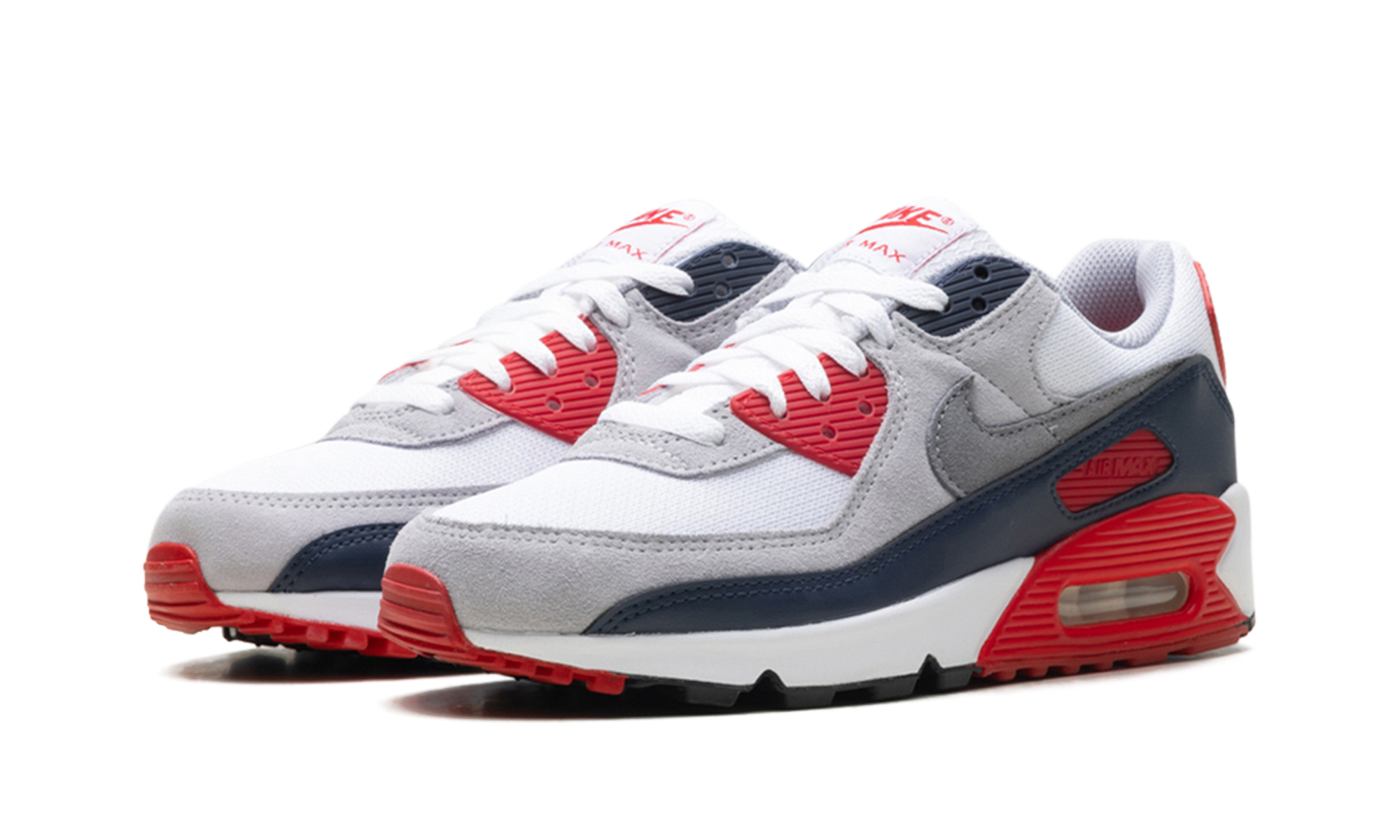 Air Max 90 "White/cool grey-university red" DM0029 117