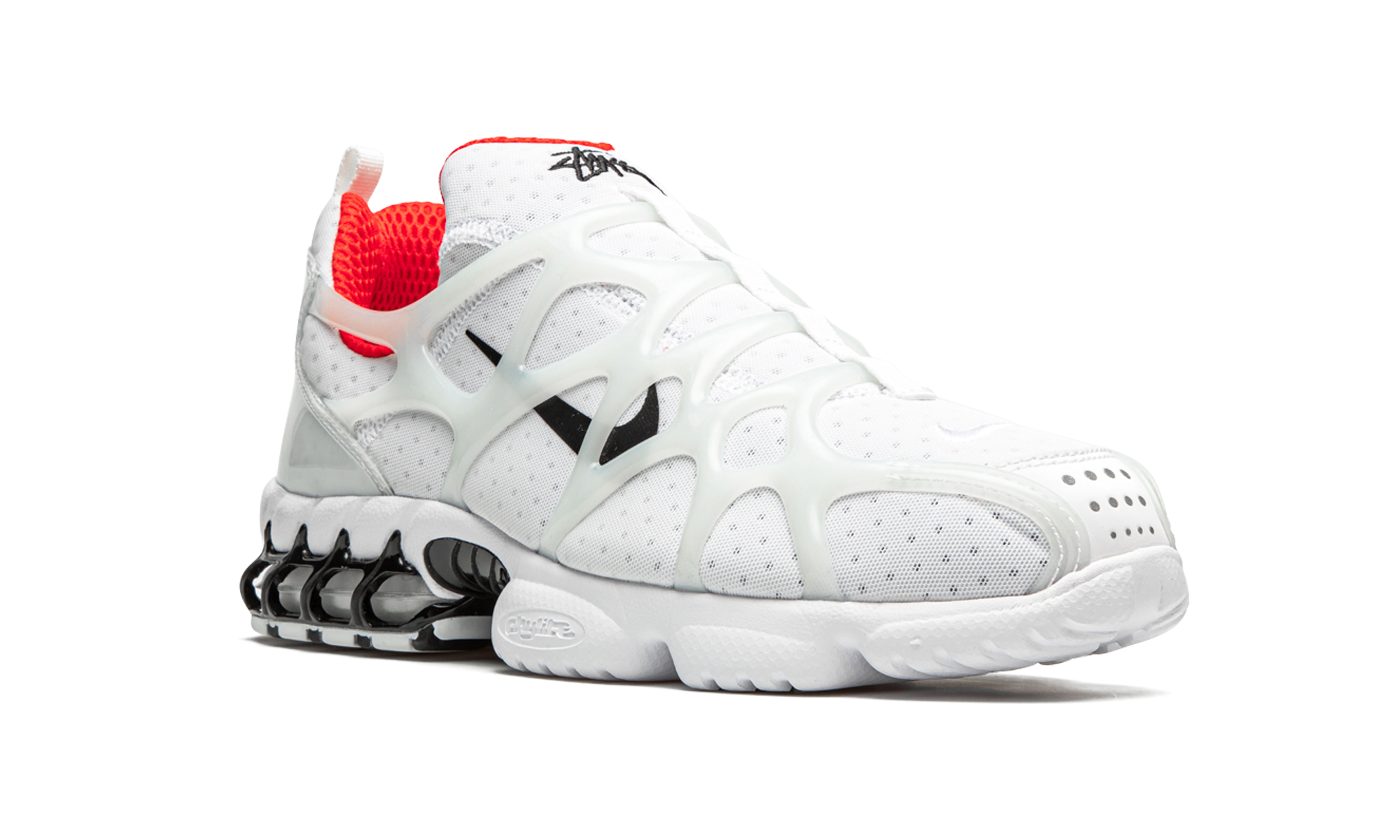 Air Zoom Spiridon Kukini "Stussy - habanero red" CJ9918 100