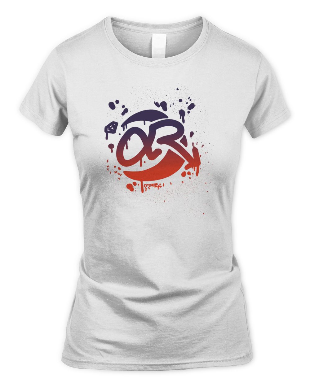 Alpharad Merch Graffiti Gradient Logo Shirt