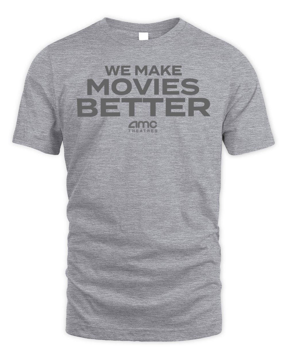 Amc Theatres Merchandise We Make Movies Better Script Logo Shirt