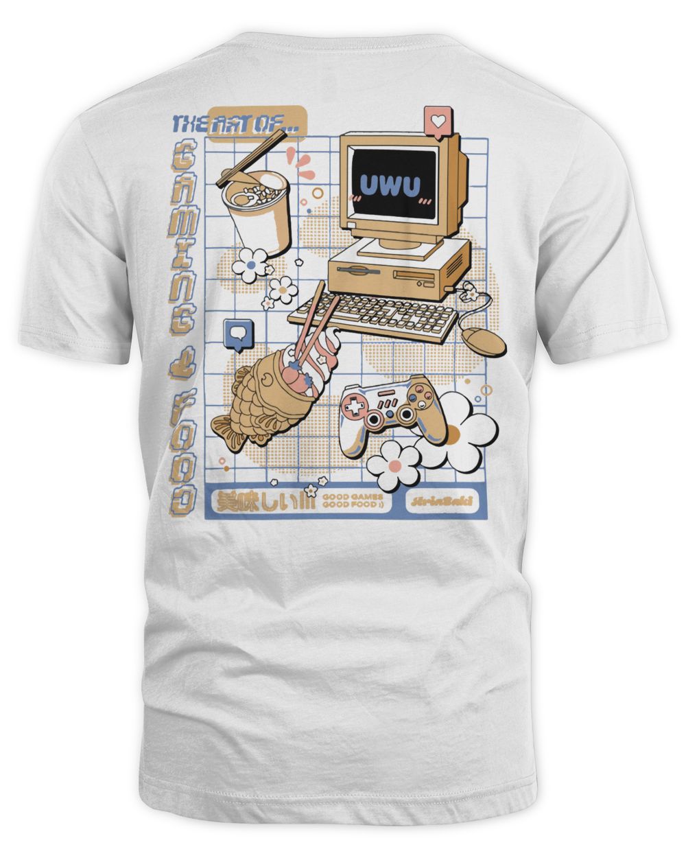 Ariasaki Merch Gaming & Food UWU Shirt