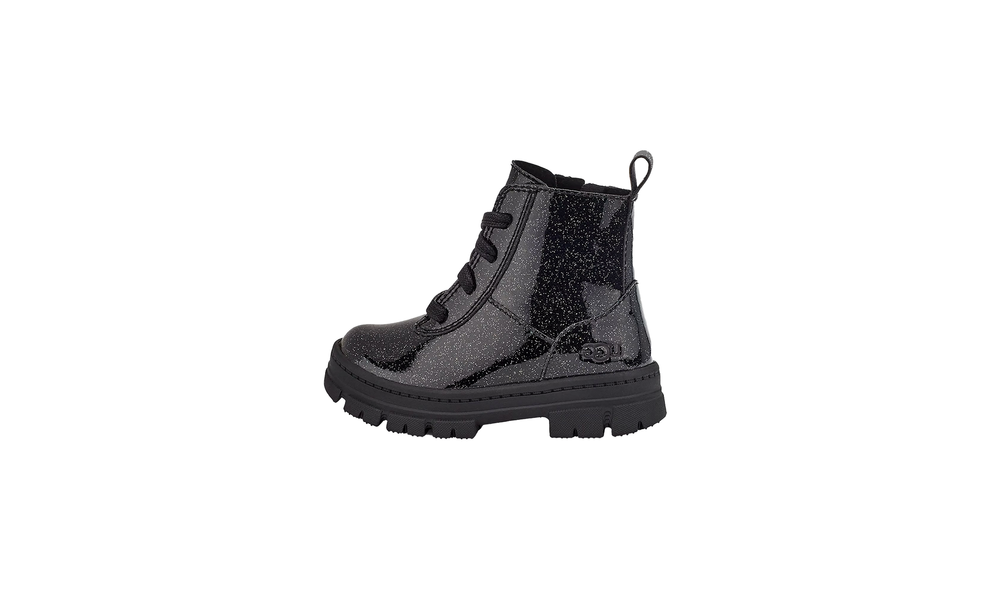 Ashton Lace Up Boot Td "Glitter Black"