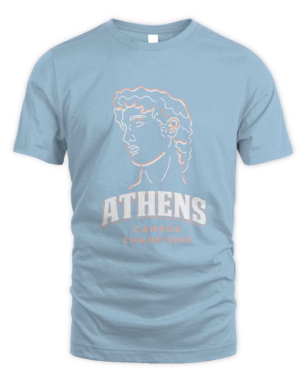 Asos Clothing Athens Campus Champions Line Drawing Shirt