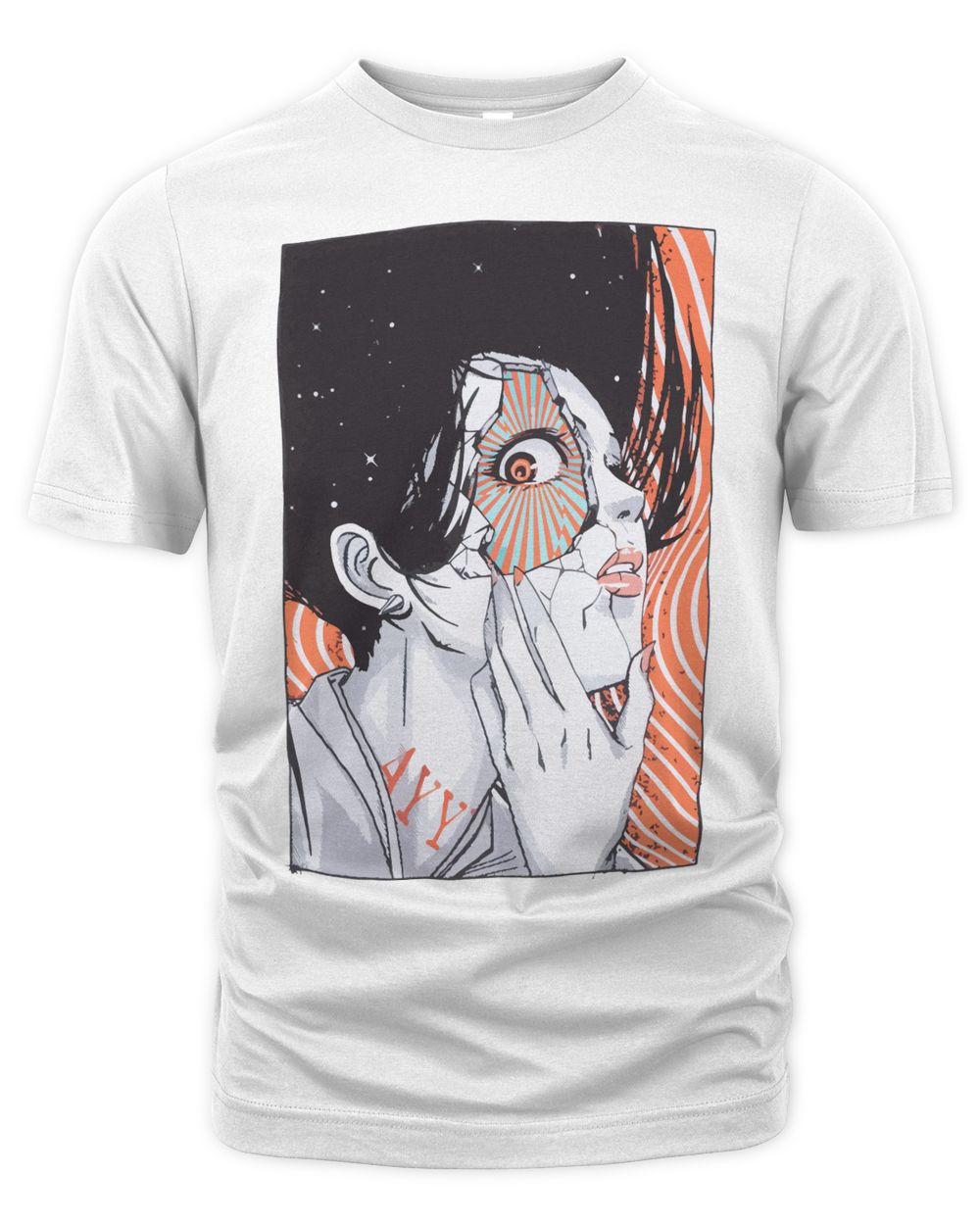 Ayylien Clothing Cracked Face Shirt