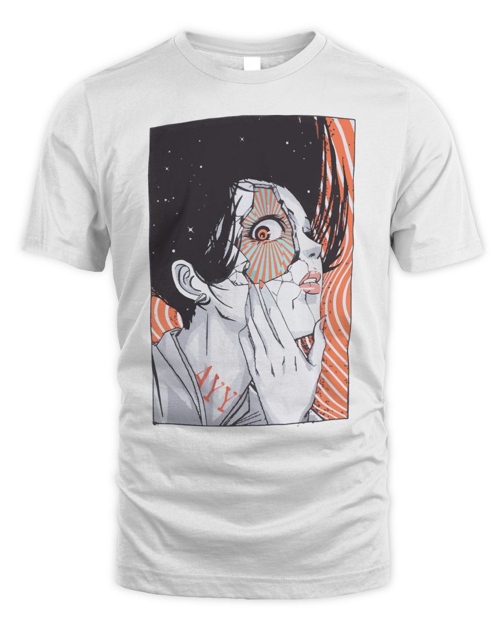 Ayylien Clothing Cracked Face Shirt