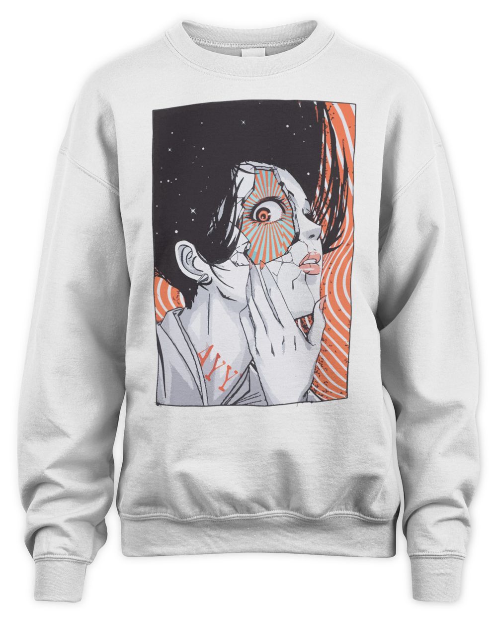 Ayylien Clothing Cracked Face Shirt
