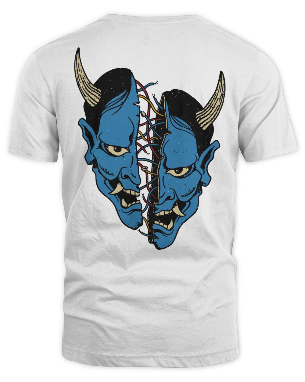 Ayylien Clothing Cyber Hannya Mask Shirt