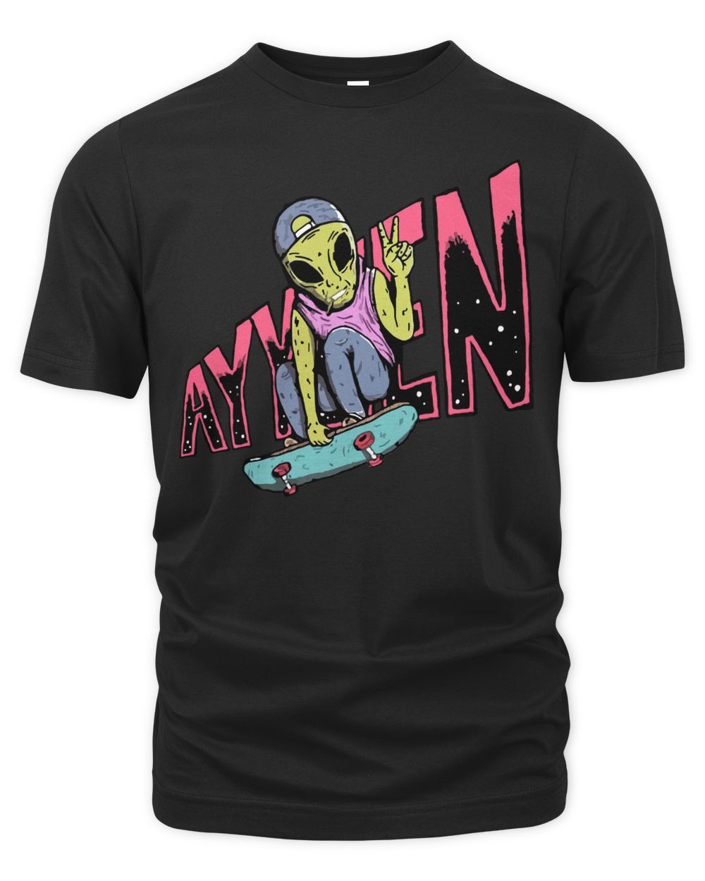 Ayylien Clothing Skater Alien Bleach Shirt