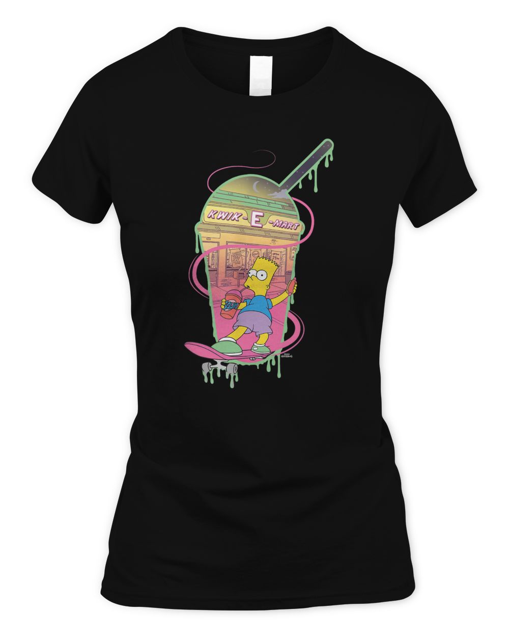 The Simpsons Bart Simpsons Kwik E Mart Squishee Shirt