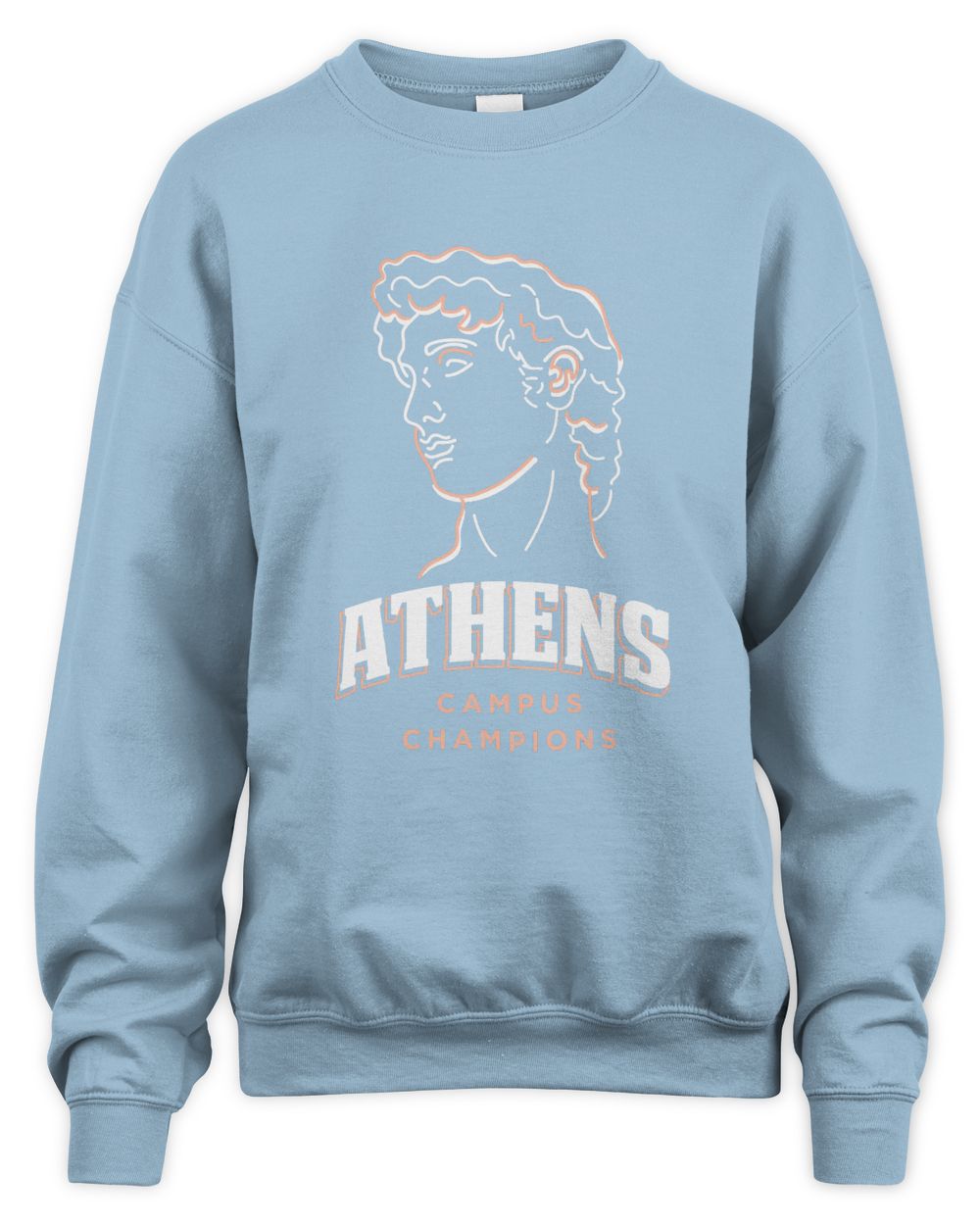 Asos Clothing Athens Campus Champions Line Drawing Shirt