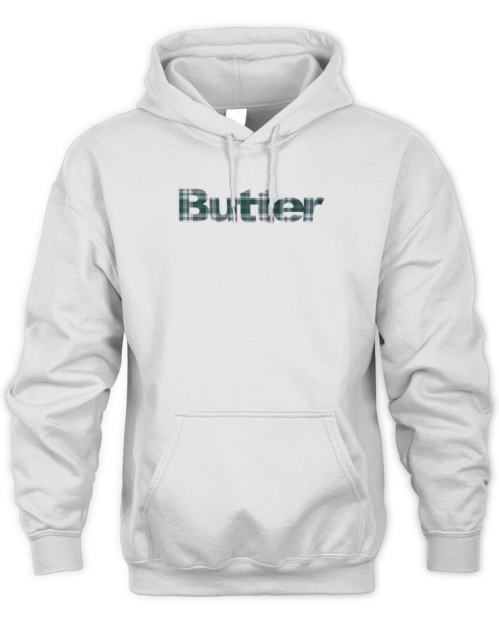 Butter Clothing Plaid Applique Logo Shirt