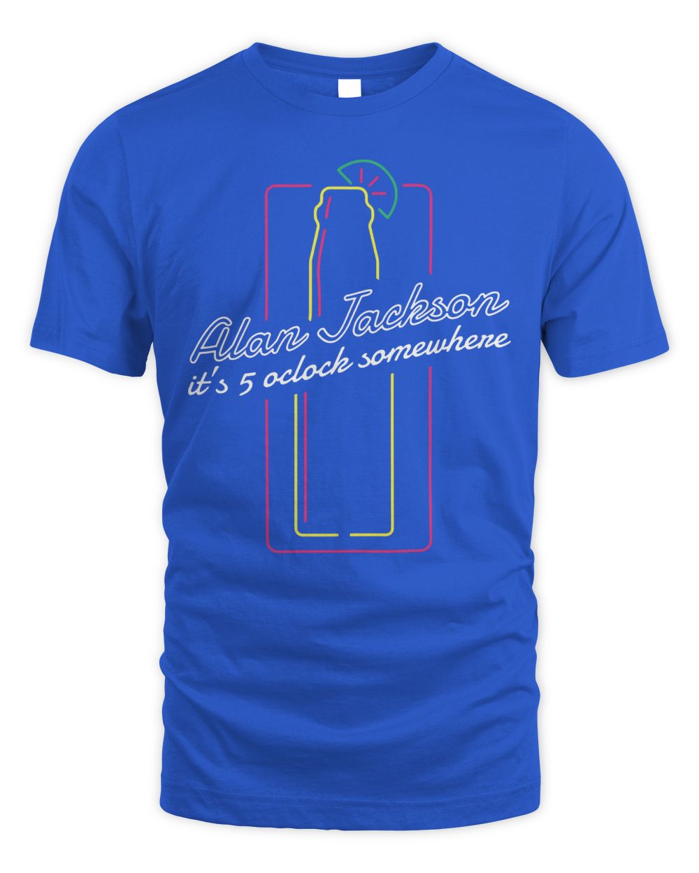 Alan Jackson Merch Neon Five Shirt
