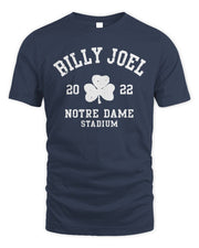 Billy Joel Merch Notre Dame Shamrock T-Shirt