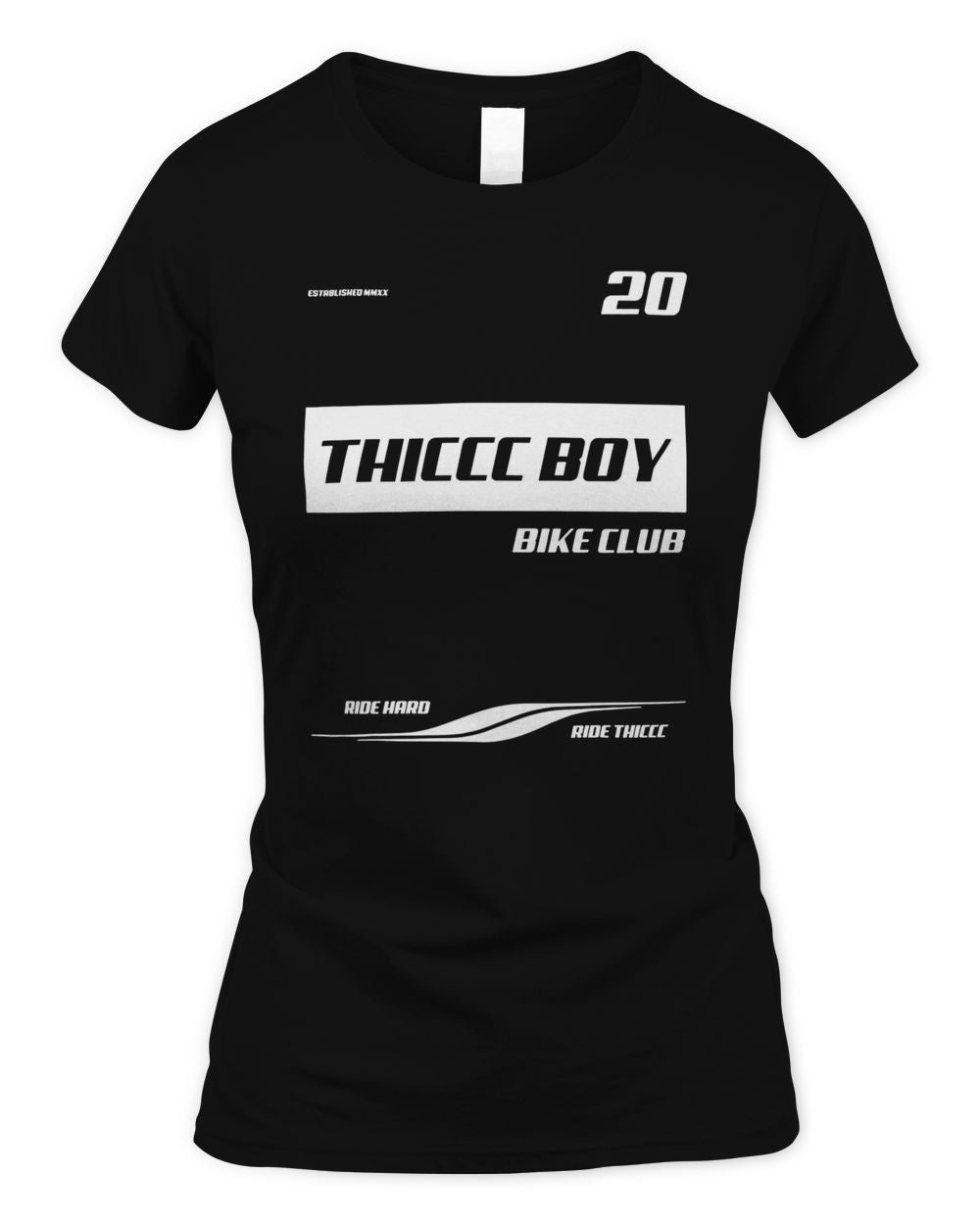 Thiccc Boy Merch Bike Club T-Shirt