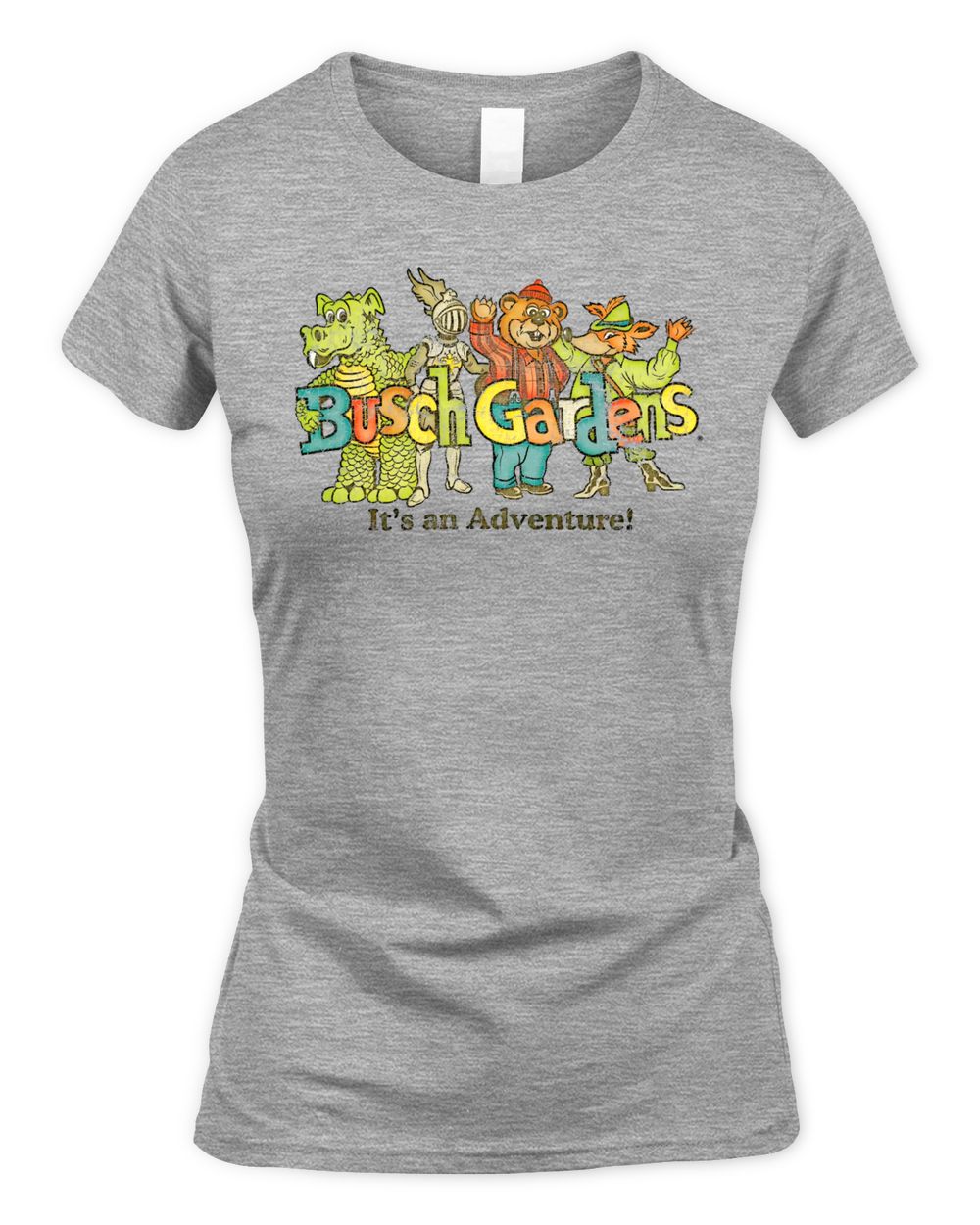 Sea World Parks Clothing Busch Gardens Retro Adventure Shirt