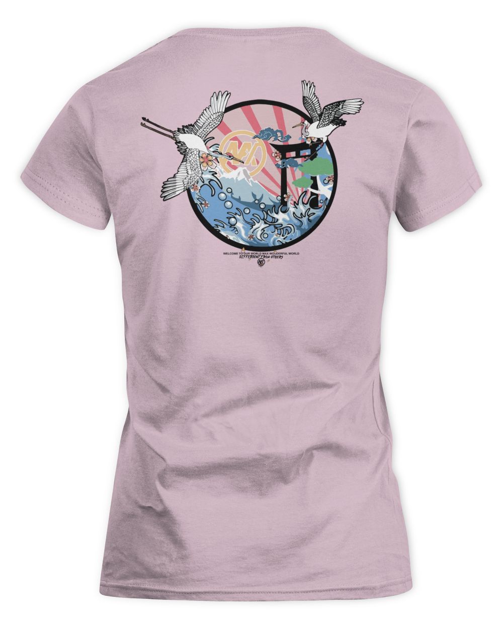 Techwear On Clothing Cranes Over The Rolling Sea Shirt