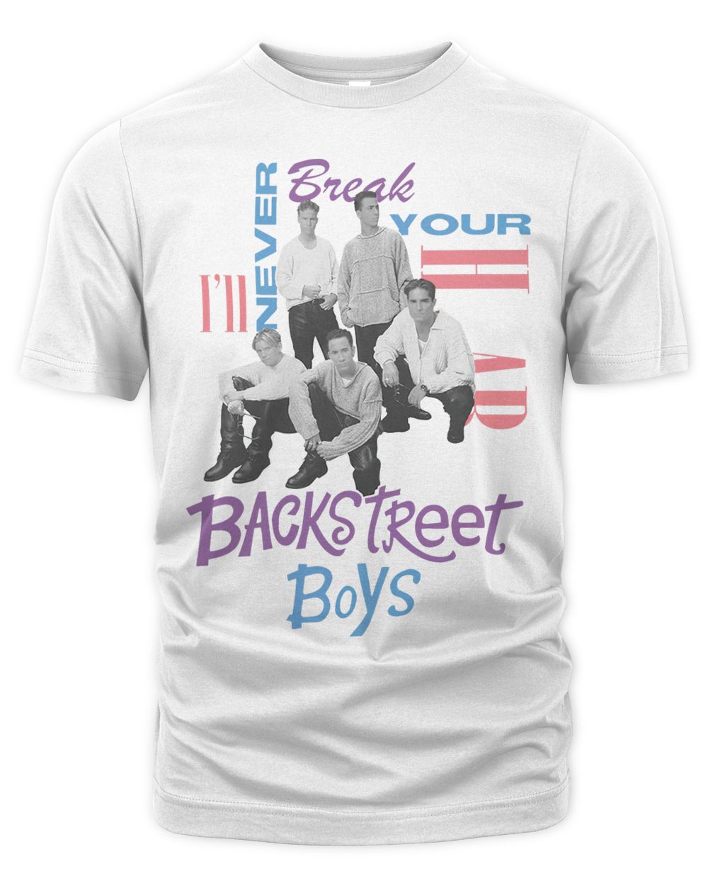 Backstreet Boys Merch Never Break Your Heart Shirt