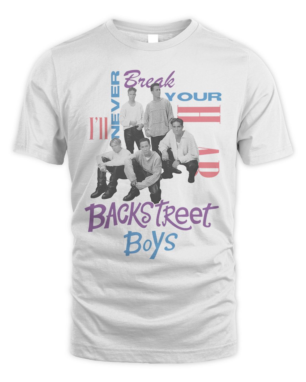 Backstreet Boys Merch Never Break Your Heart Shirt