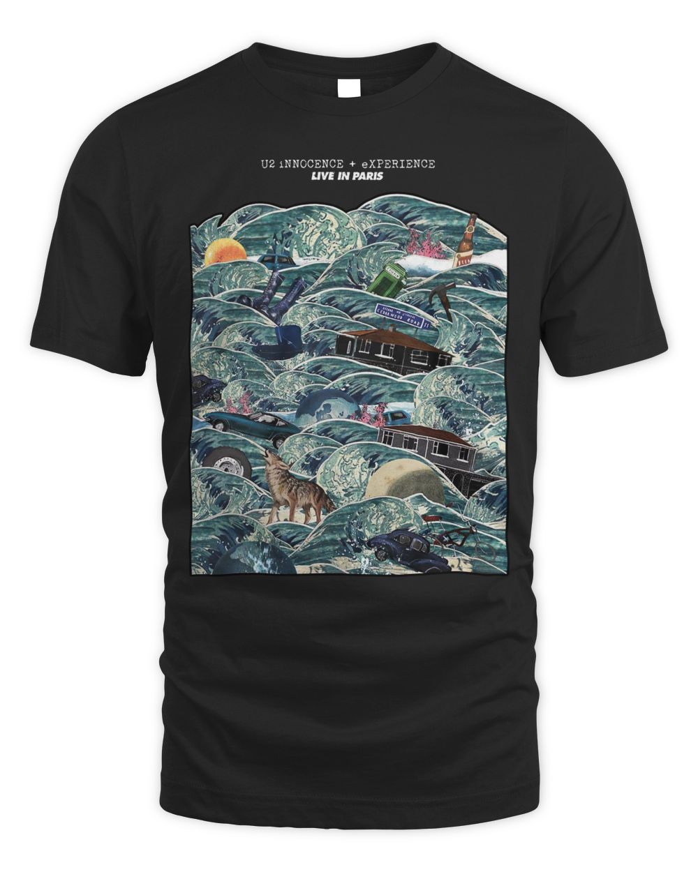 U2 Merchandise IE Waves Shirt