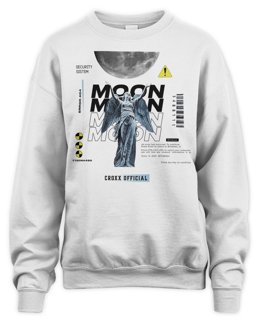 Techwear On Clothing Dark Angel Sculpture Shirt
