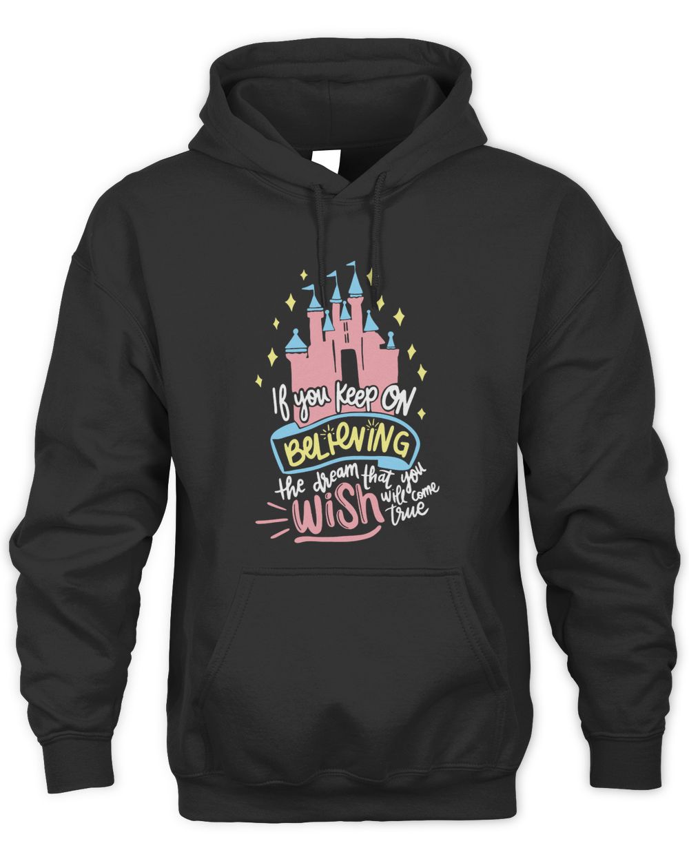 Friday Apparel Keep Believing Cinderella Castle Shirt