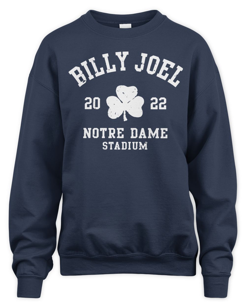 Billy Joel Merch Notre Dame Shamrock T-Shirt