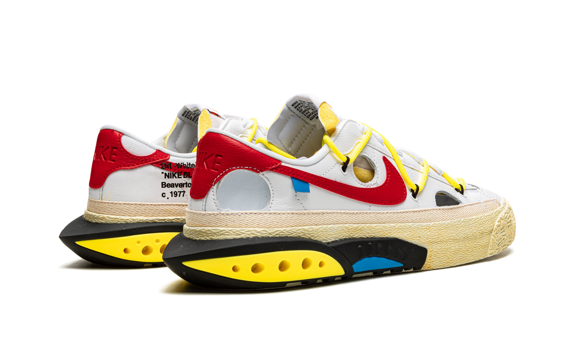 Blazer Low "Off-white - university red" DH7863 100