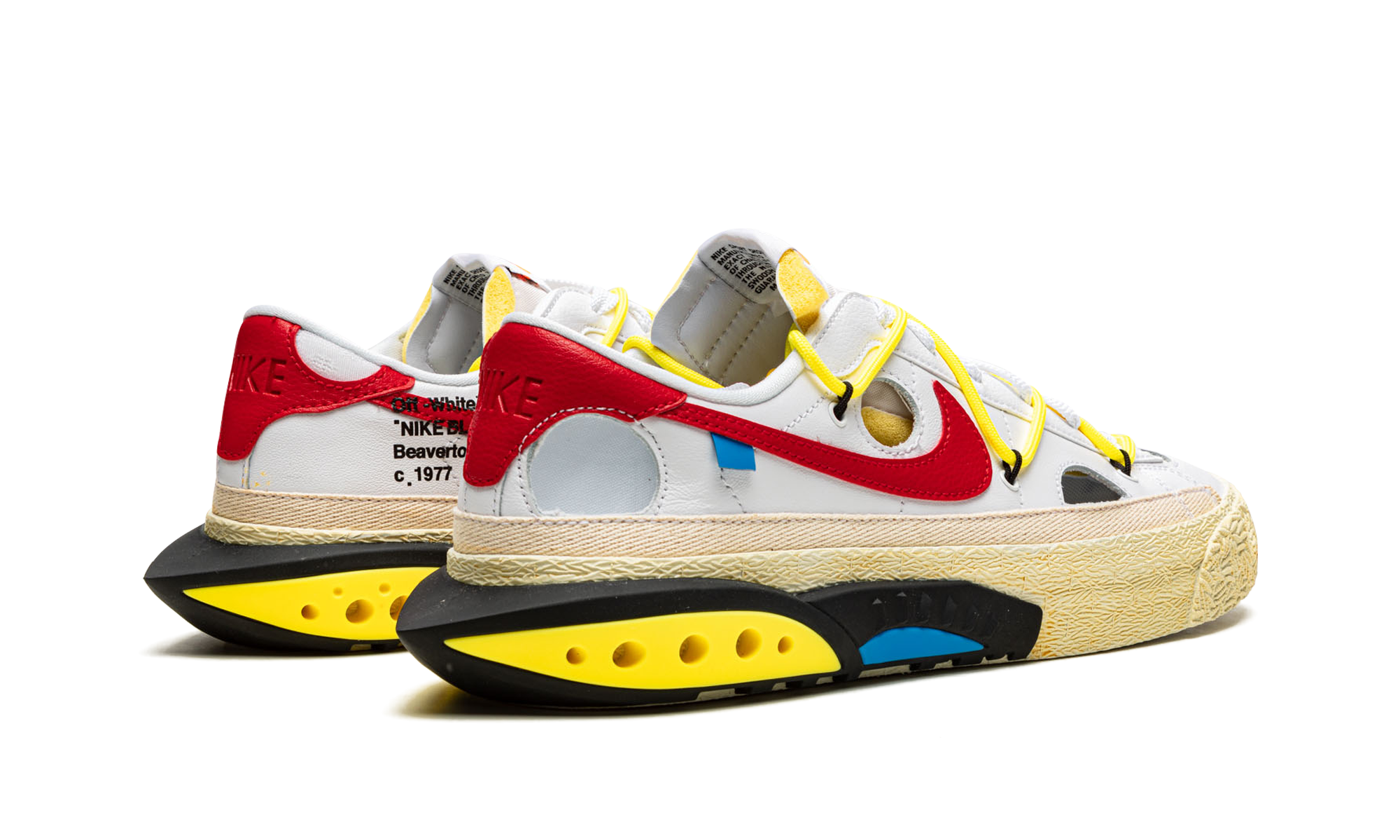 Blazer Low "Off-white - university red" DH7863 100