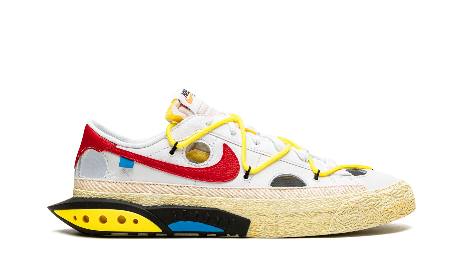 Blazer Low "Off-white - university red" DH7863 100