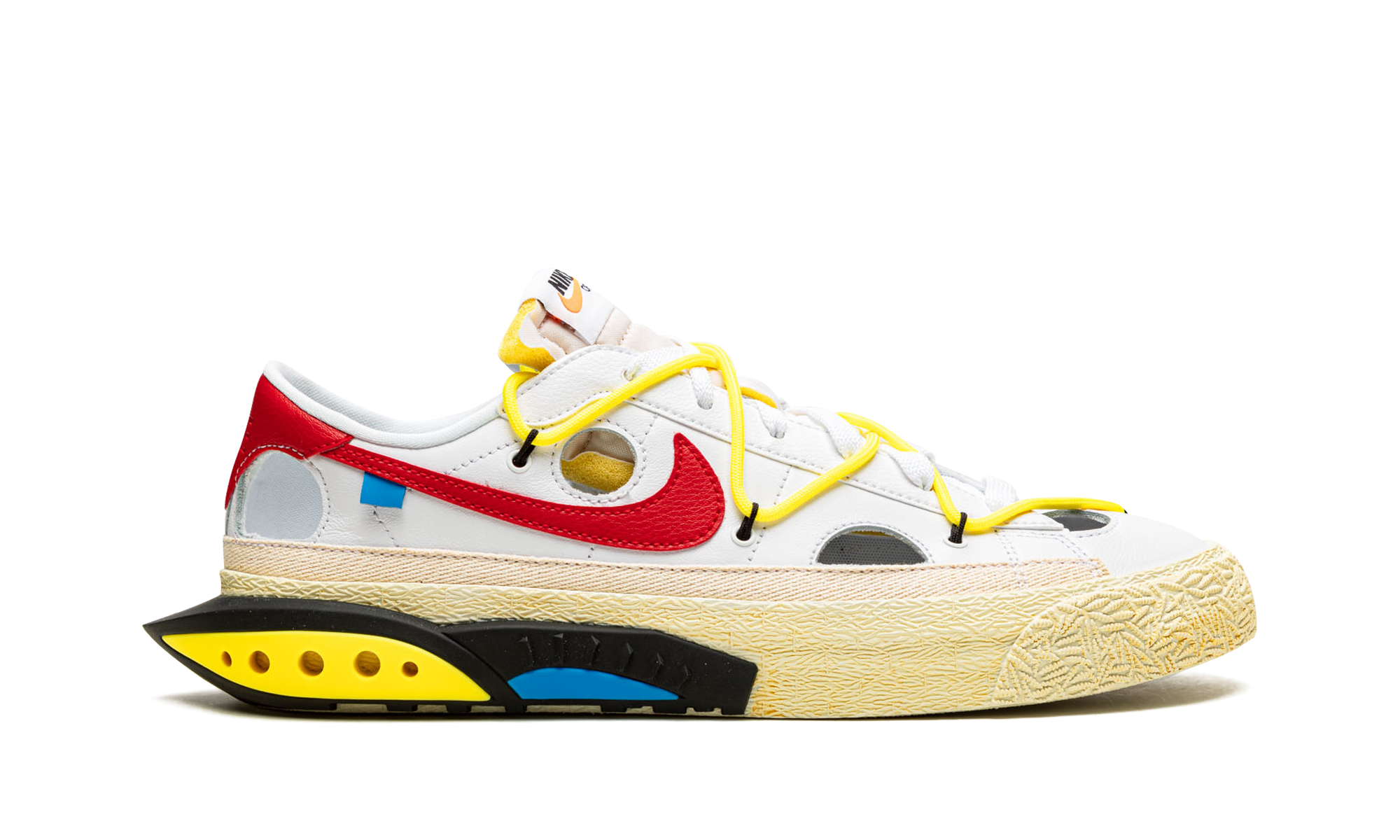 Blazer Low "Off-white - university red" DH7863 100