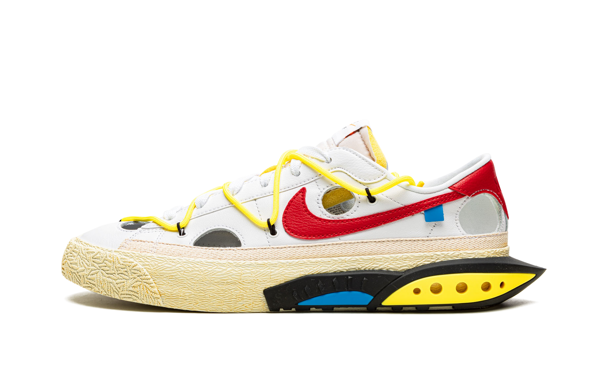 Blazer Low "Off-white - university red" DH7863 100