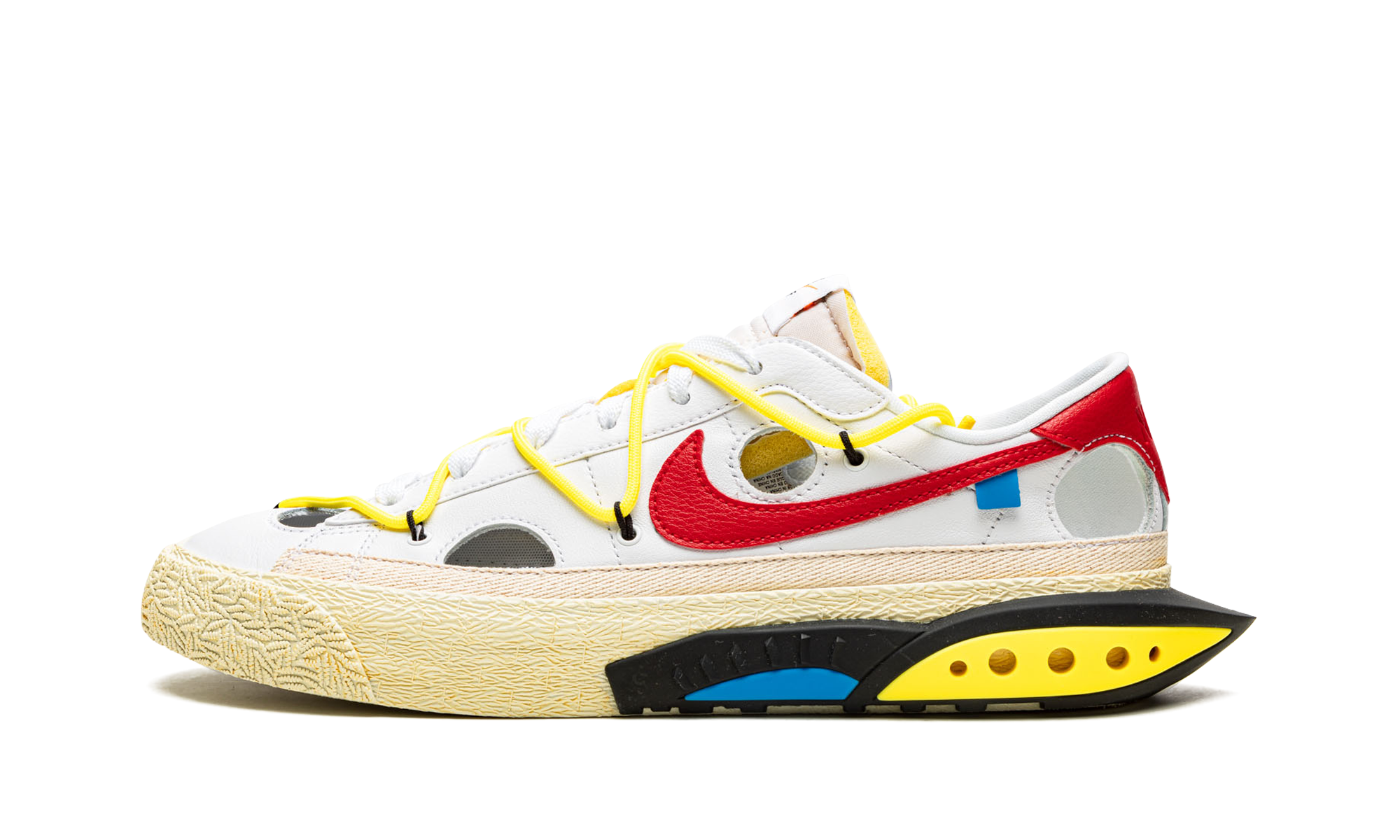 Blazer Low "Off-white - university red" DH7863 100