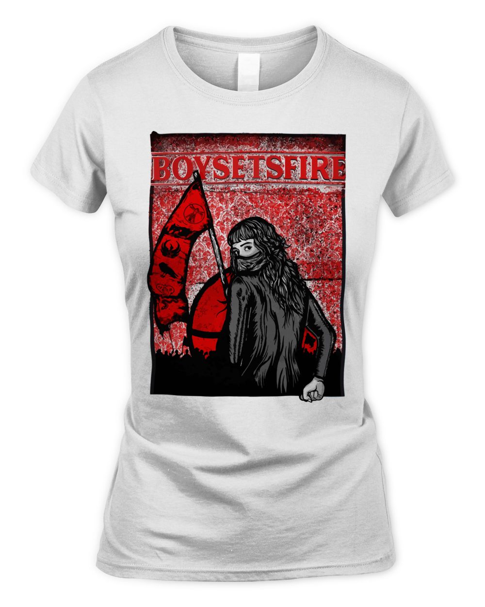 Boysetsfire Merch Flag Shirt