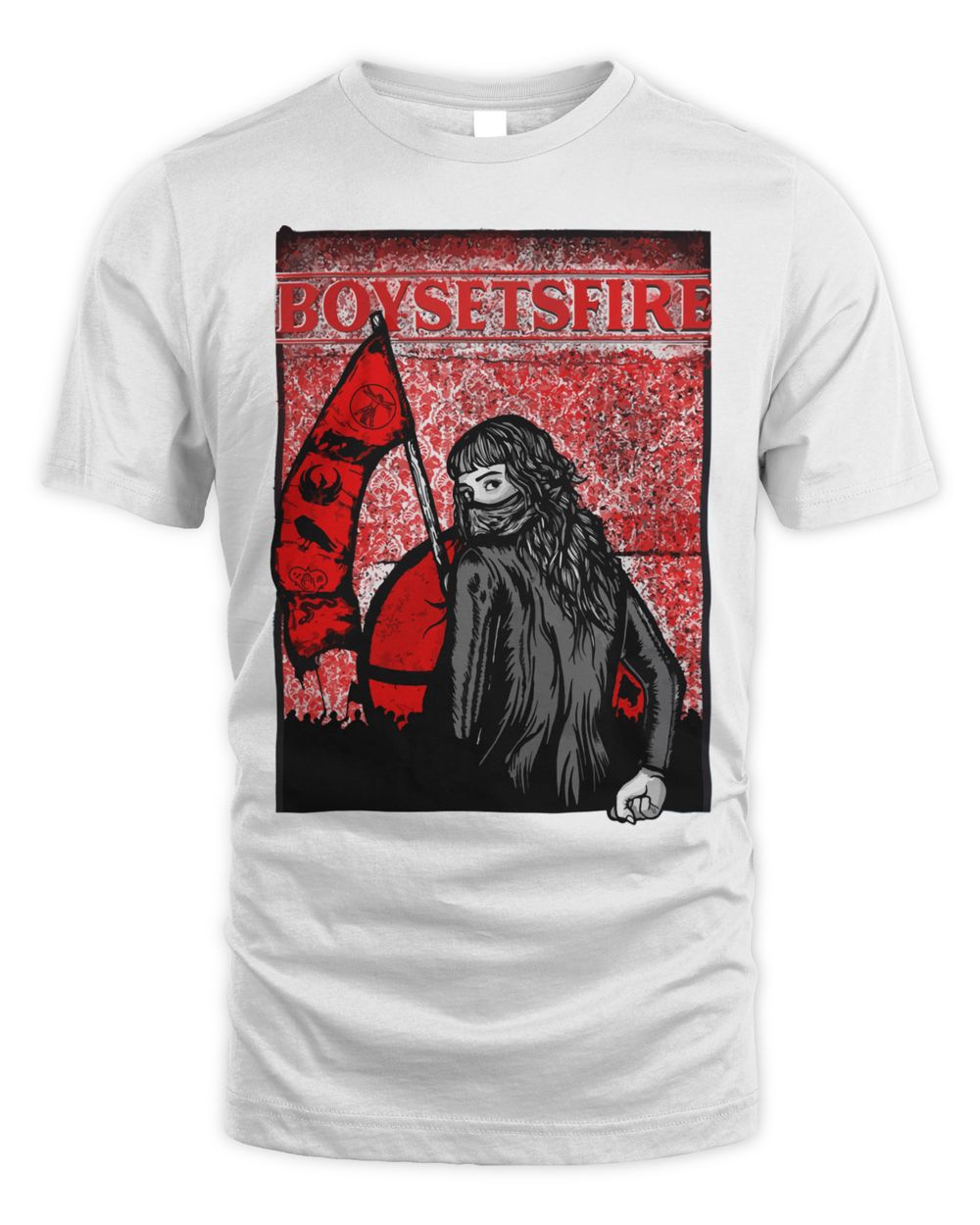 Boysetsfire Merch Flag Shirt