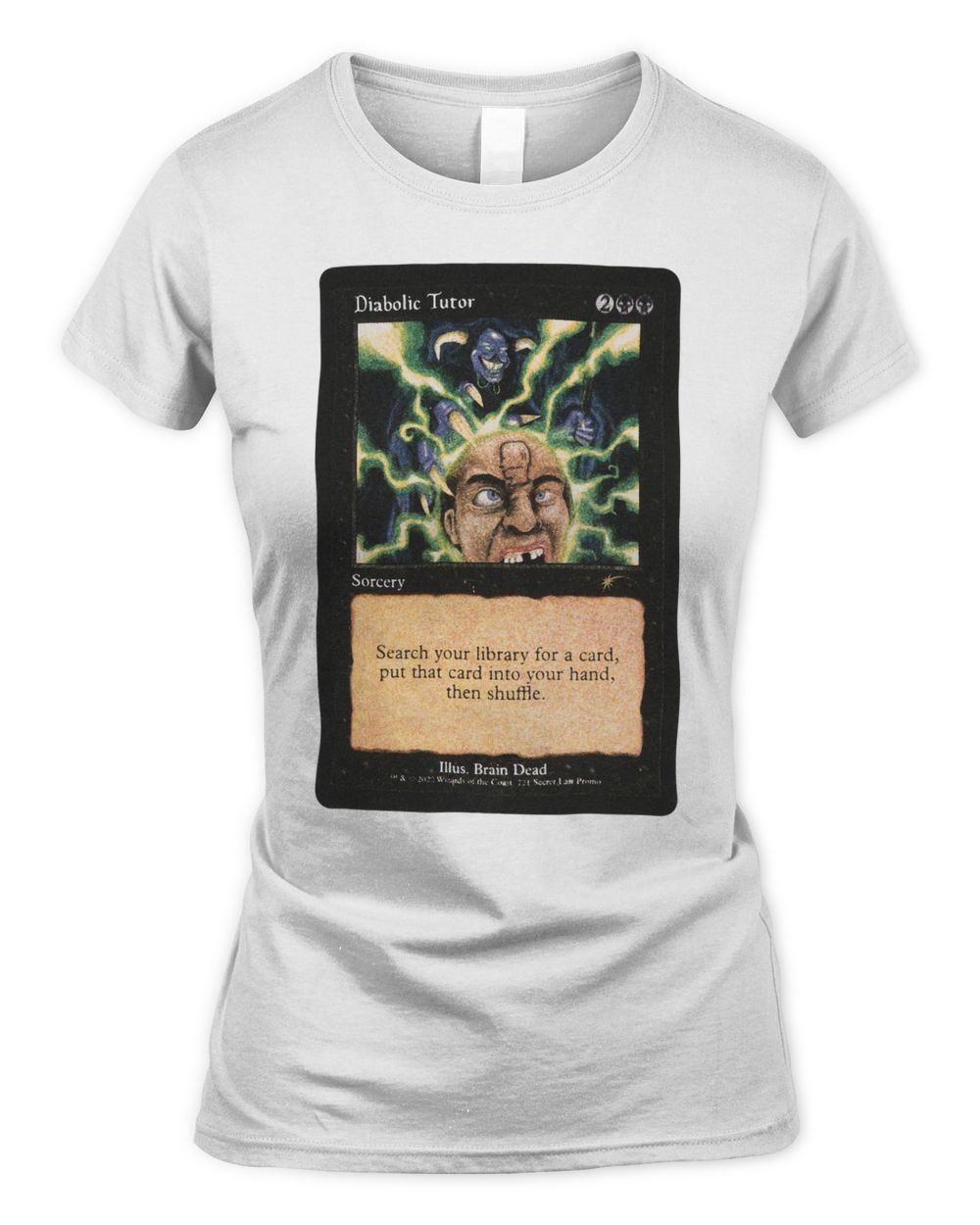 Brain Dead Clothing Brain Dead X Magic the Gathering Diabolic Tutor Shirt