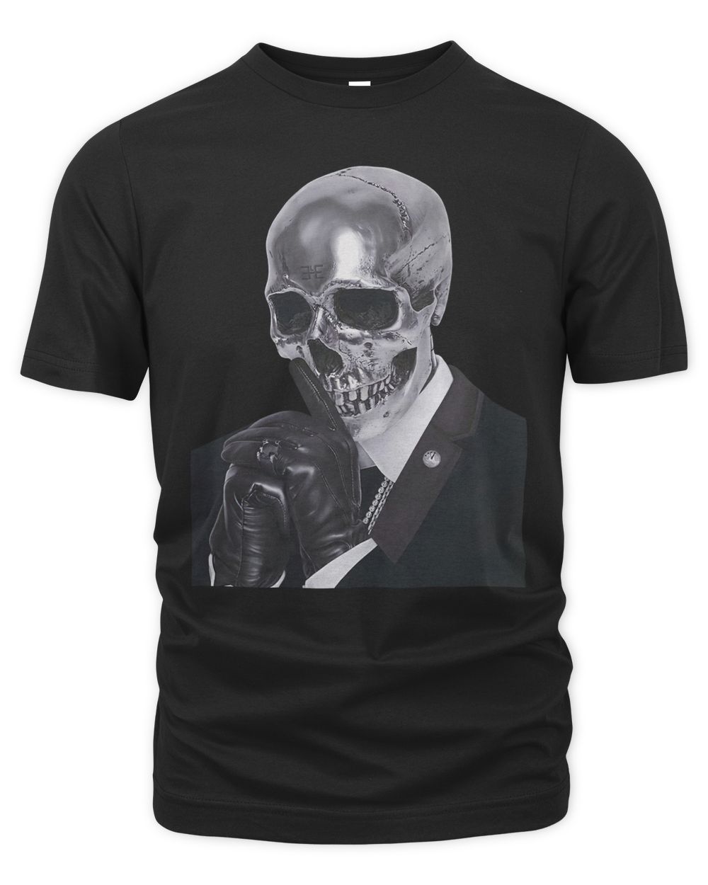Busta Rhymes Merch Silver Skull Shirt